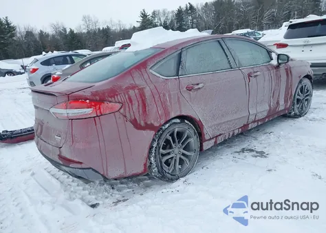 2019 Ford Fusion Se z USA, uszkodzony, nr VIN 3FA6P0HD1KR244505